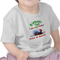Personalized Train 1st Birthday T-shirt