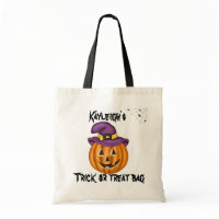Personalized trick or treat bag