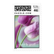 Personalized Tulip Wedding Postage