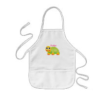 Personalized Turtle Apron for Kids