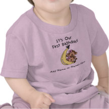 Personalized  Twin Girls Monkey Tshirt