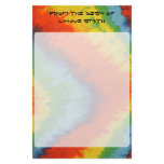 Personalized Tye Dye Stationary stationery