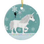 Personalized Unicorn and Fairy Ornament