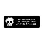 Personalized Vector Skull Return Address Labels