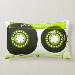 Personalized Vintage Lime Mixtape Lumbar Pillow pillows