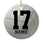 Personalized Volleyball (name and team number) Ornament