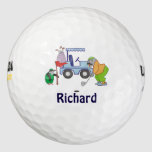 Personalized Walrus Golf Penguin Caddie Golf Balls
