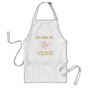 Personalized We Did It Newlywed Apron apron