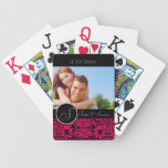 Personalized Wedding Bicycle Poker Cards