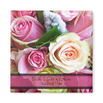 Personalized Wedding Favor Magnet Template by DreamWed Personalized Wedding Favor Magnet Template