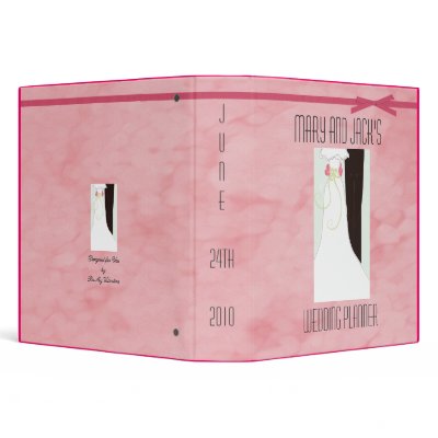 Personalized Wedding Planner Vinyl Binder