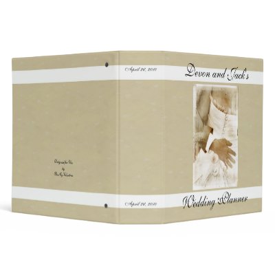 Personalized Wedding Planner Vinyl Binder