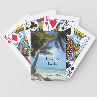Personalized Wedding Playing Cards