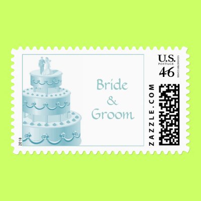 Personalized Wedding postage by wedding_tshirts
