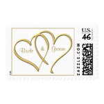 Personalized wedding postage stamp