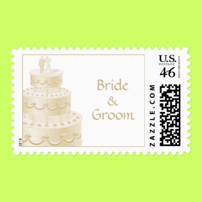 Personalized Wedding postage by wedding_tshirts