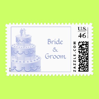 Personalized Wedding postage by wedding_tshirts