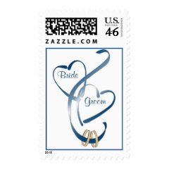 Personalized Wedding postage stamp