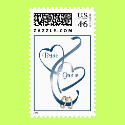 Personalized Wedding postage by wedding_tshirts