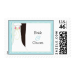 Personalized Wedding postage stamp