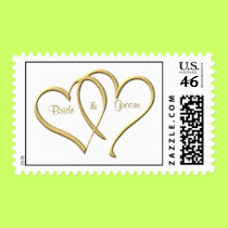 Personalized wedding postage postage