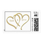 Personalized wedding postage
