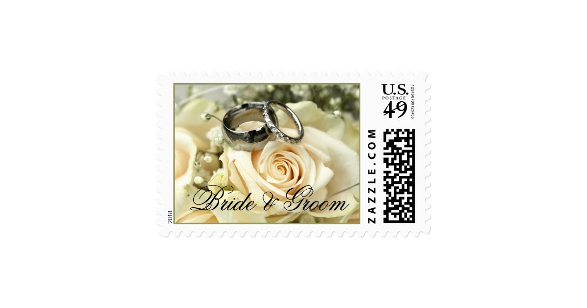 Personalized Wedding Stamps Zazzle