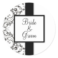 Personalized Wedding Stickers sticker
