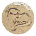 Personalized Wedding Stickers sticker