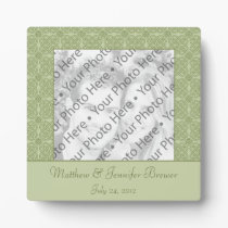 Personalized Wedding Tile Gift & Keepsake w/ Text Display Plaque