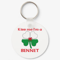 Personalized Welsh Kiss Me I'm Bennet keychains