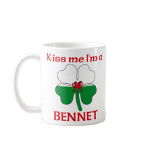 Personalized Welsh Kiss Me I'm Bennet Coffee Mugs