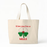 Personalized Missouri Mules bag available from the Missouri Mule Gifts Guide