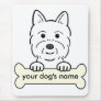 Personalized Westie Mouse Pad