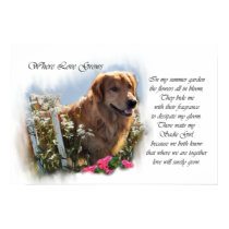 Personalized Where Love Grows posters