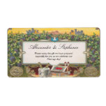 Personalized Wine Grapes Vineyard Labels labels