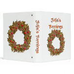 Personalized Wood Wreath Woodturning Template binders