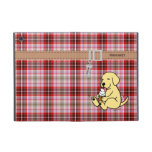 Personalized Yellow Lab Licking Ice Cream iPad Mini Covers