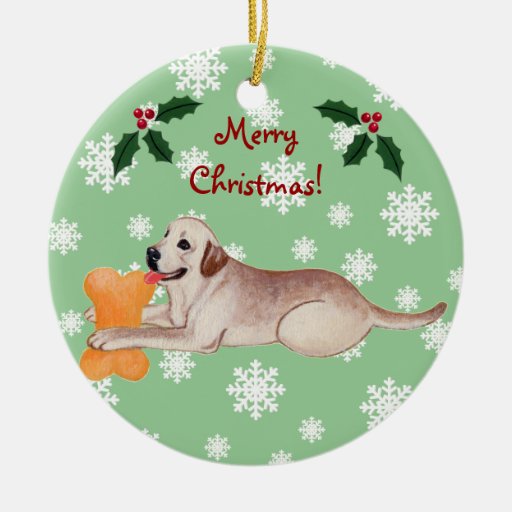 personalized yellow labrador christmas christmas tree personalized yellow labrador christmas christmas tree