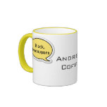 Personalized Yellow Speech Bubble Coffee Mug