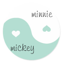 Personalized Yin & Yang Envelope Seal