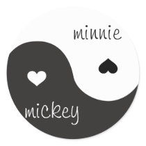 Personalized Yin & Yang Envelope Seal