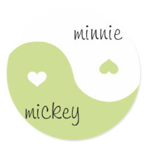 Personalized Yin & Yang Envelope Seal