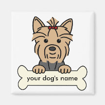 Personalized Yorkie Magnet