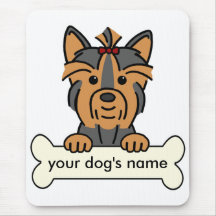 Personalized Yorkie Mouse Pad