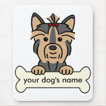 Personalized Yorkie Mouse Pads