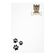 Personalized Yorkie Personalized Stationery