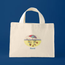 Personized Beach Bunny Tote bags