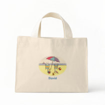 Personized Beach Bunny Tote bags