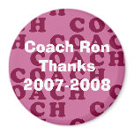 Personlized Coach's Gift - Magnet